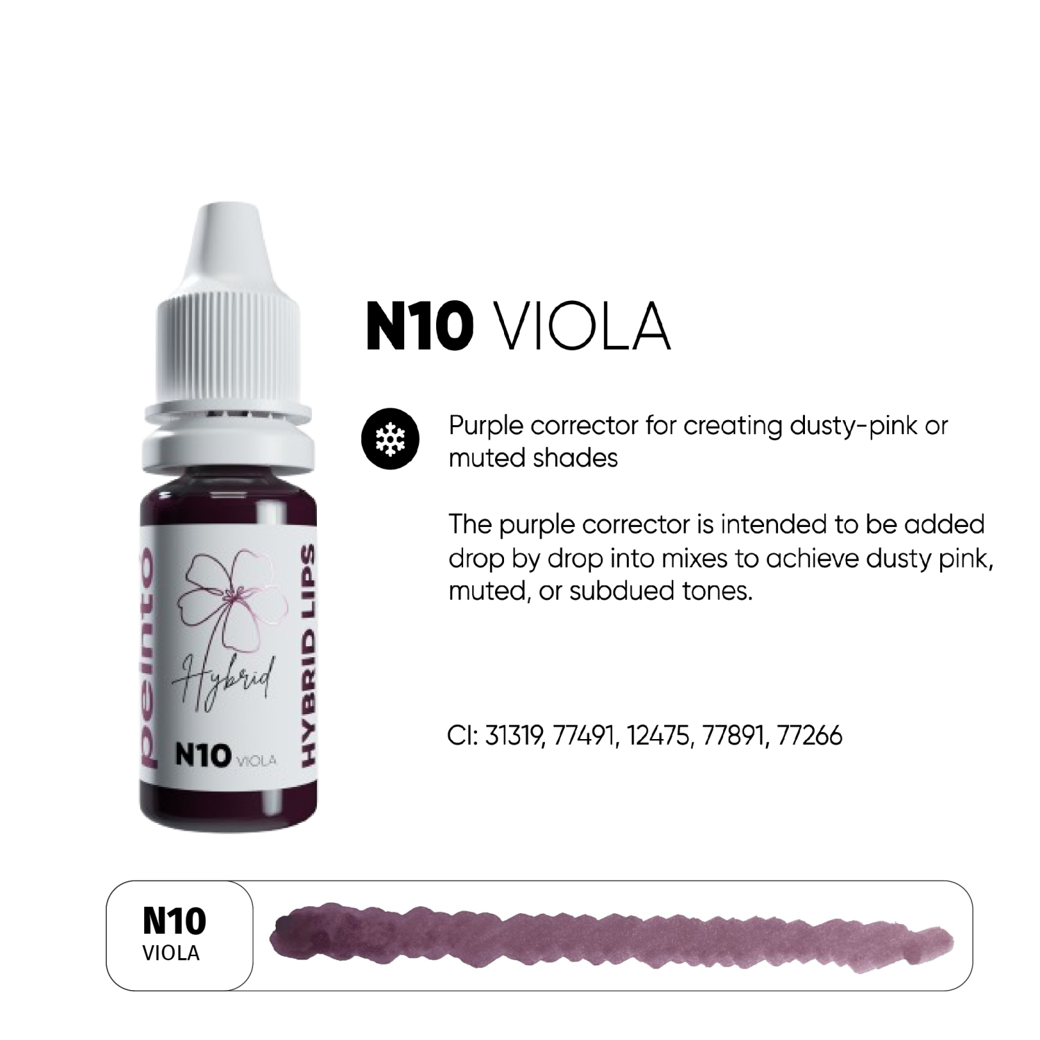 PEINTO ტუჩის კორექტორი N10 Viola